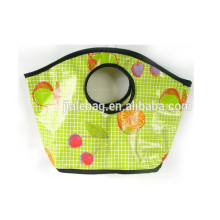 2014 punched hole handle pp woven bag for shopping